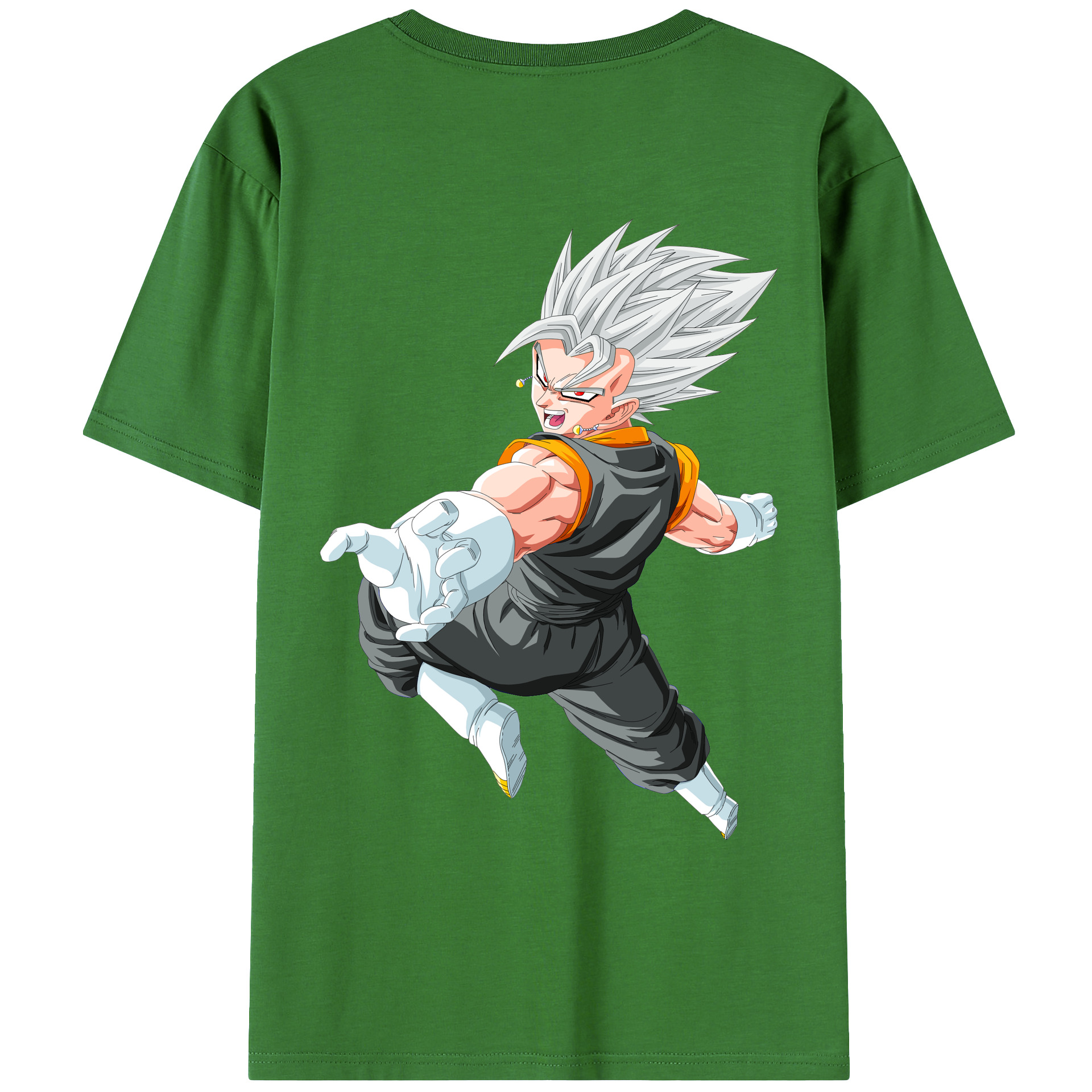 （画像用） ドラゴンボール ベジータ四世（Bejīta Yonsei）DRAGON BALL Vegeta IV レディース半袖Tシャツ(バックプリント)